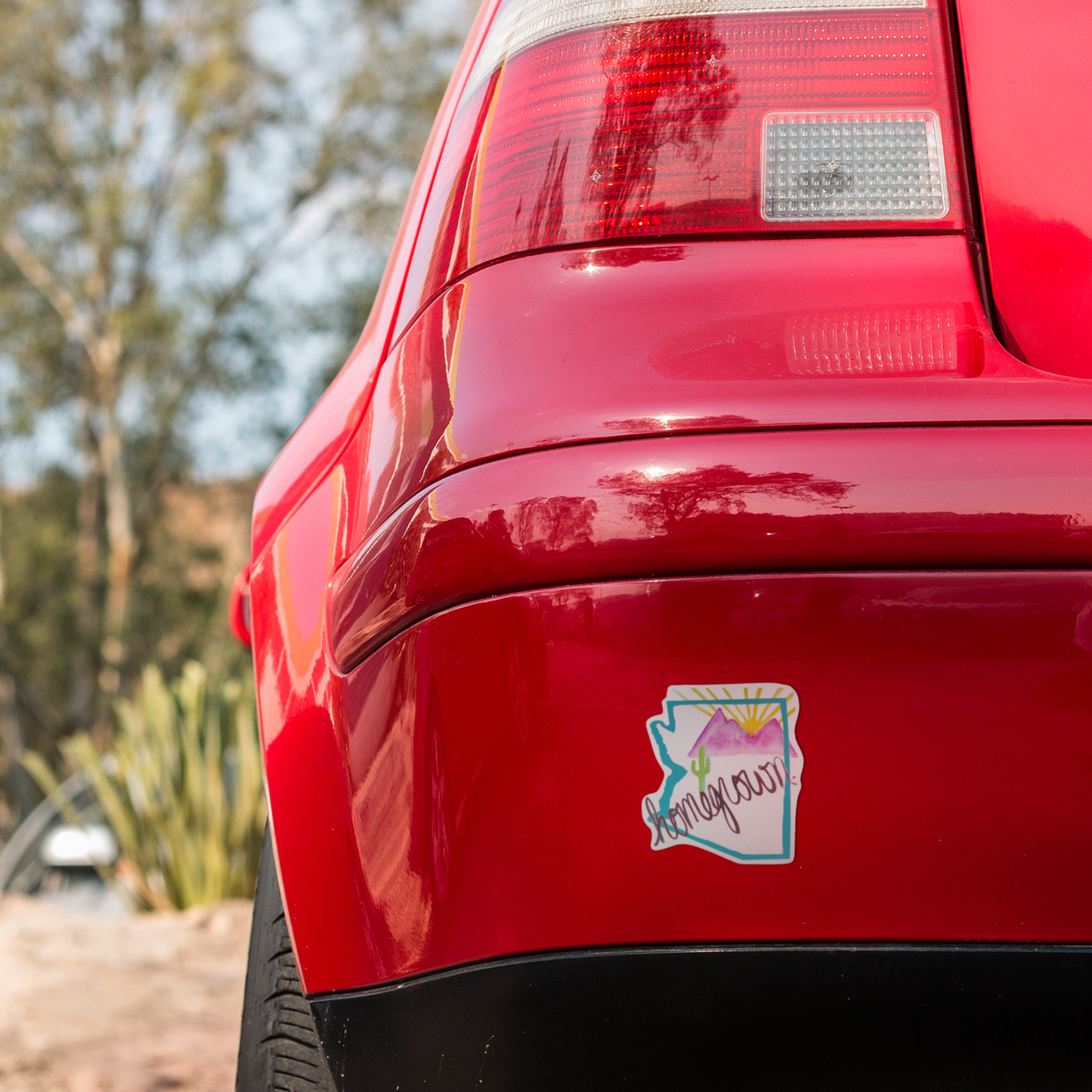 "Arizona Homegrown (Teal)" Vinyl Sticker/Decal