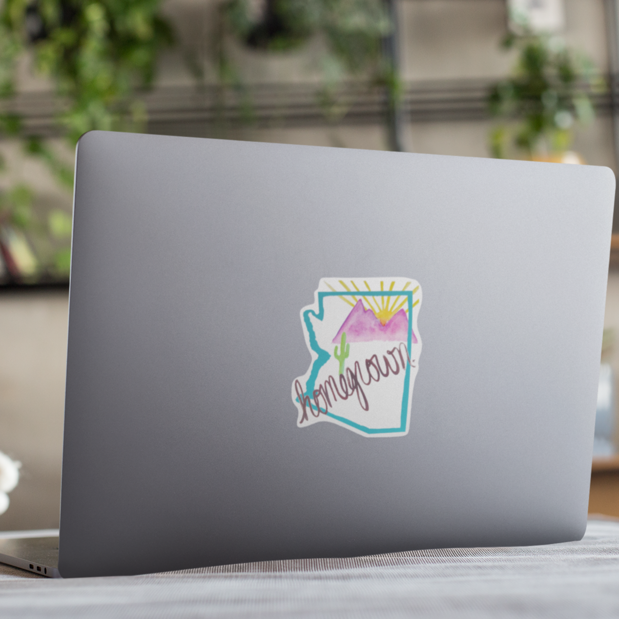 "Arizona Homegrown (Teal)" Vinyl Sticker/Decal