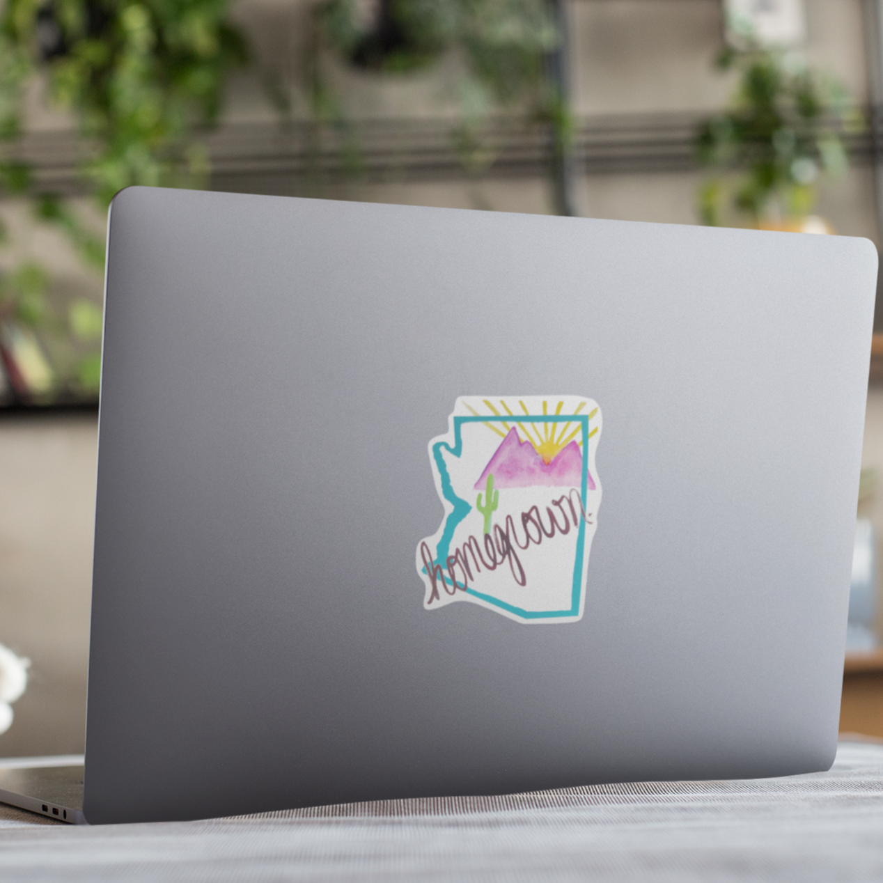 Arizona Homegrown (Teal) Vinyl Sticker/Decal