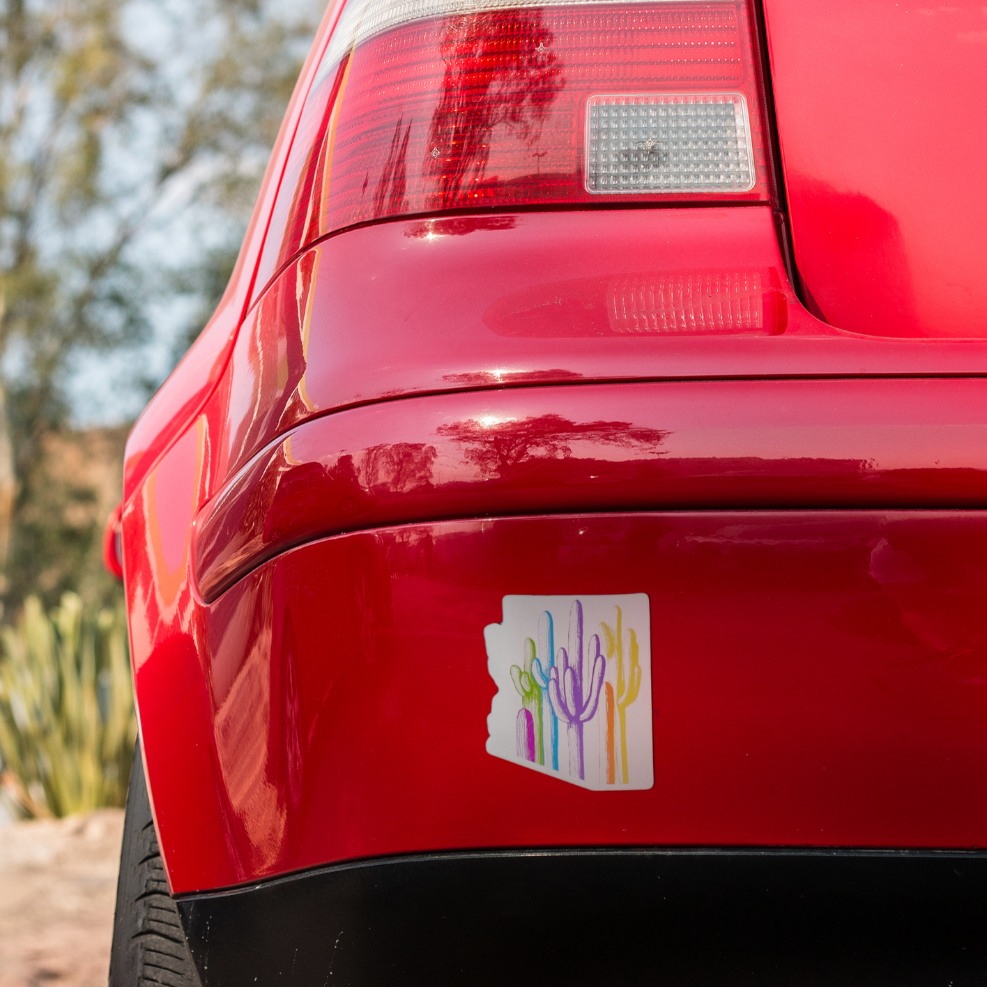 "Arizona Palette on White" Vinyl Sticker/Decal
