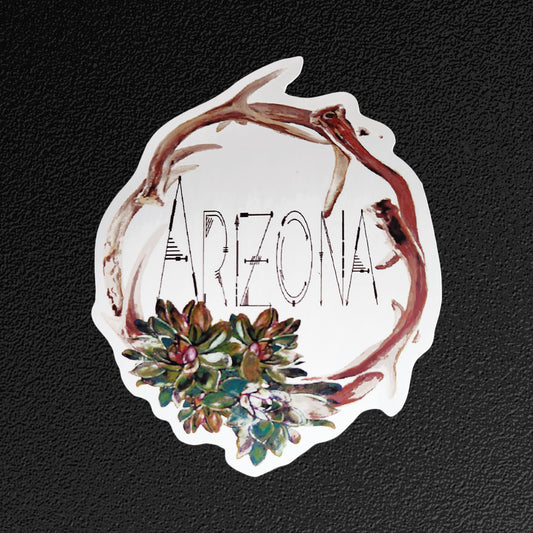 "Arizona Wreath" Sticker/Decal