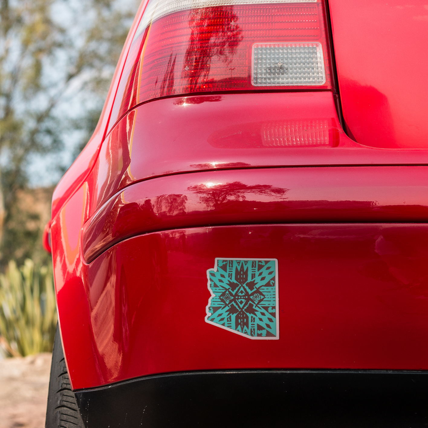 "Aztec AZ (Turquoise)" Vinyl Sticker/Decal