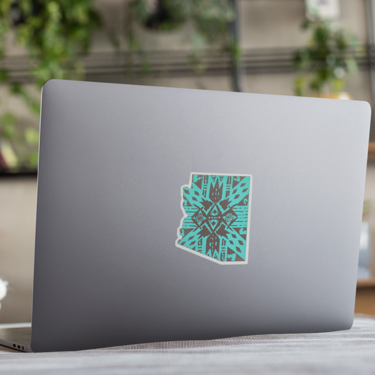 "Aztec AZ (Turquoise)" Vinyl Sticker/Decal