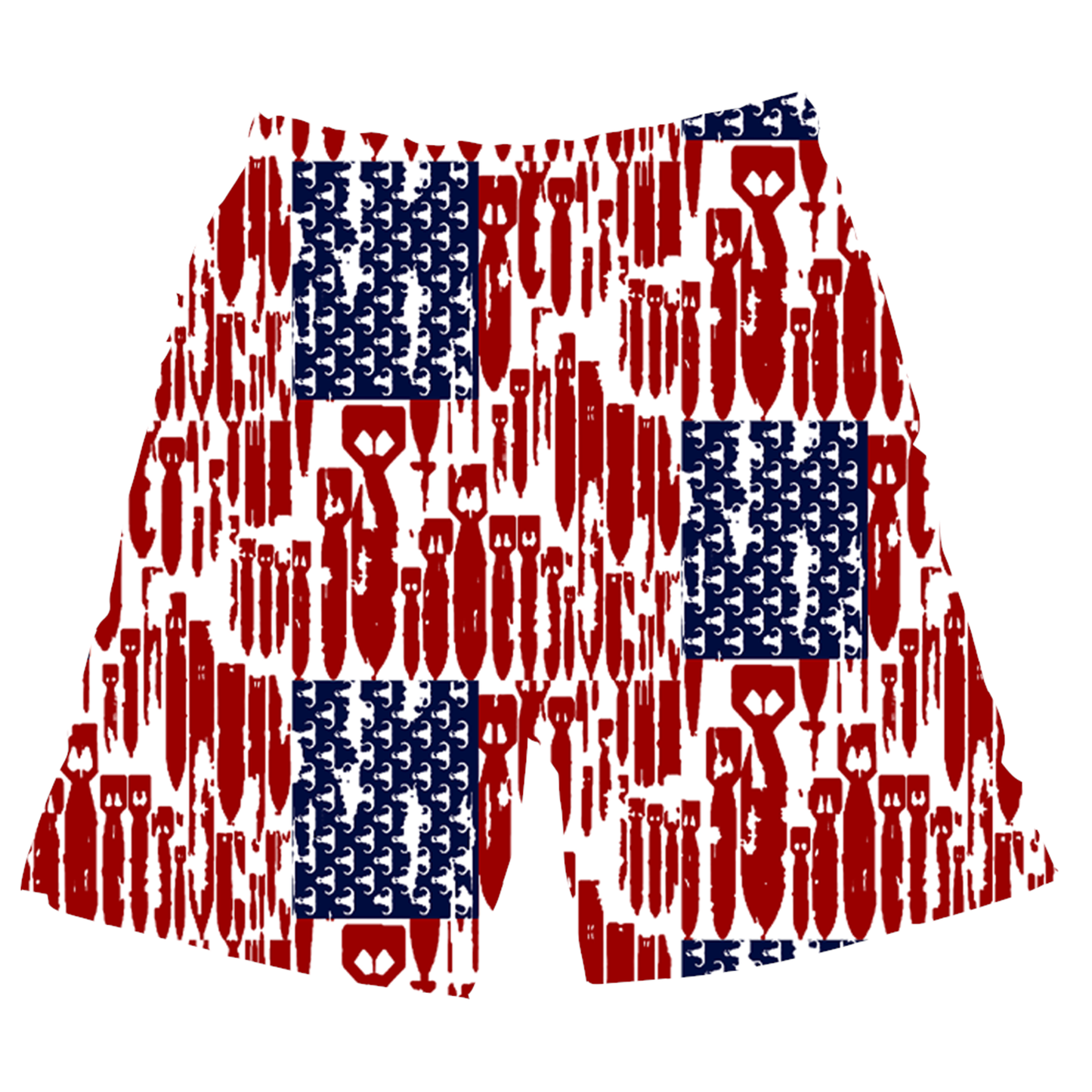 Teen/Junior/Men's Swim Shorts - "EOD Bomb Flag"