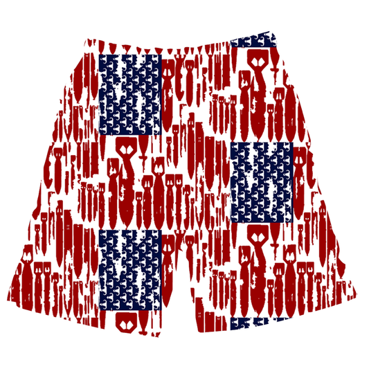 Teen/Junior/Men's Swim Shorts - "EOD Bomb Flag"
