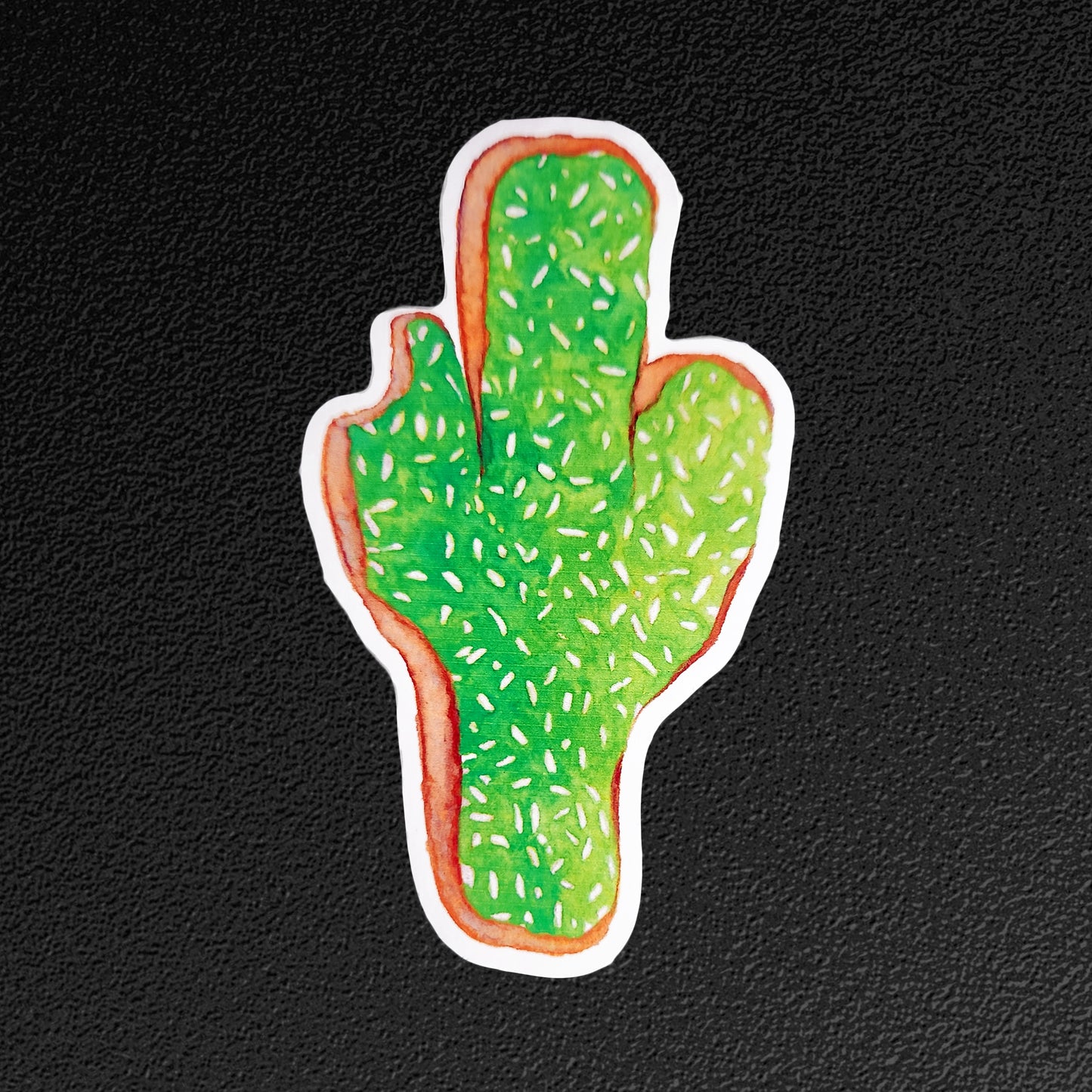 Cactus Cookie Vinyl Sticker/Decal