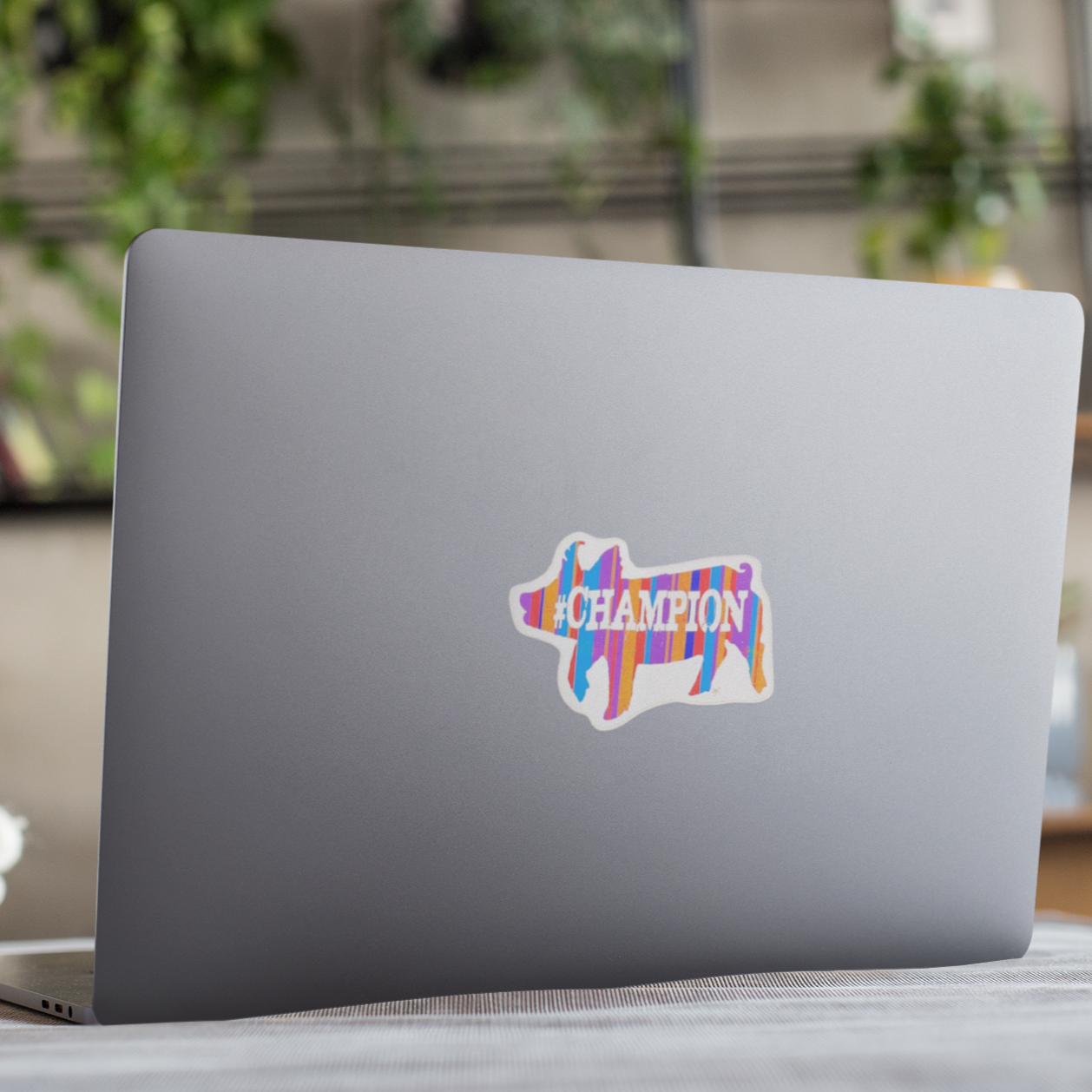 Vinyl Sticker/Decal - "#Champion"