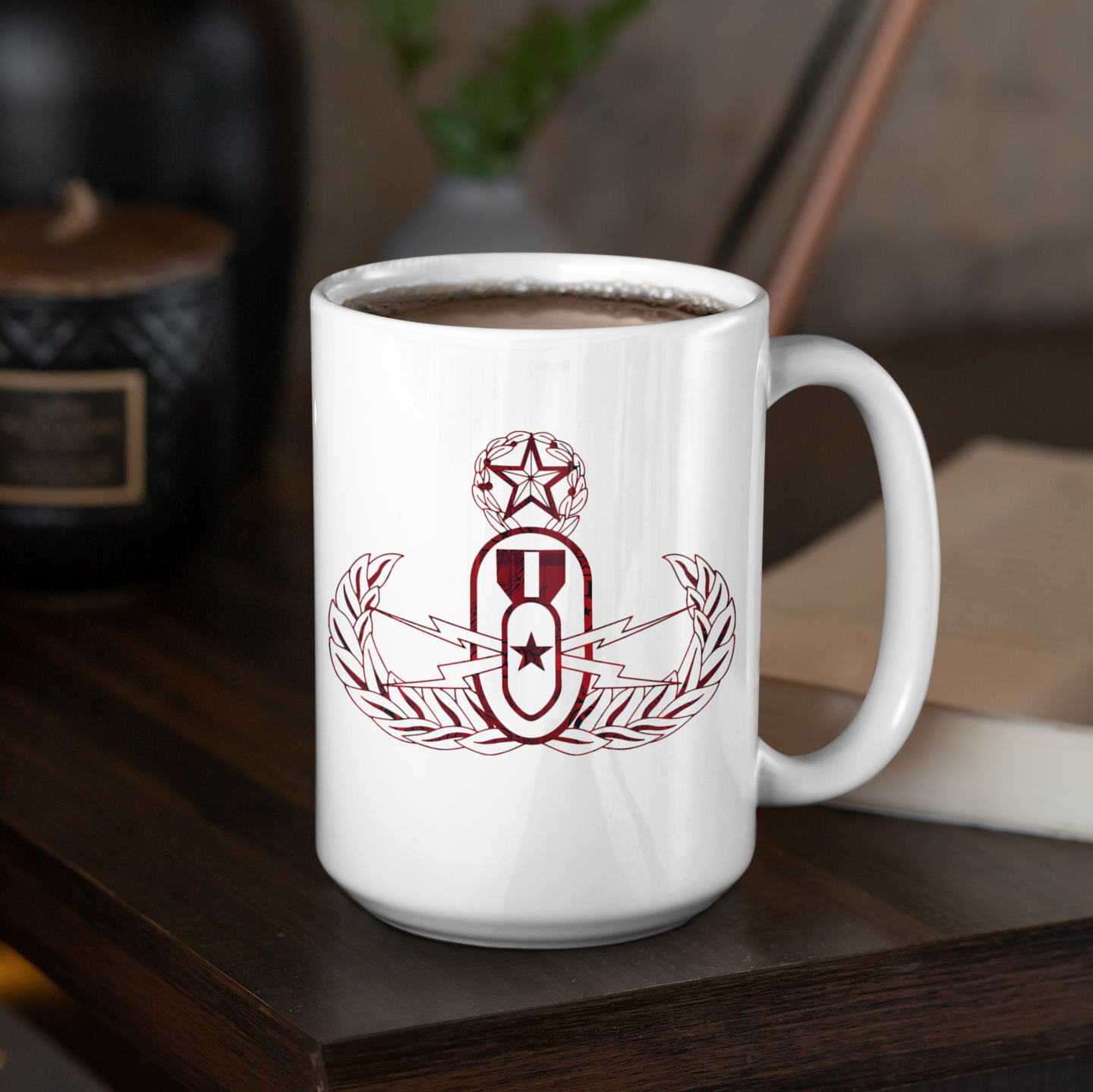 Mug - "EOD Plaid Master Badge"