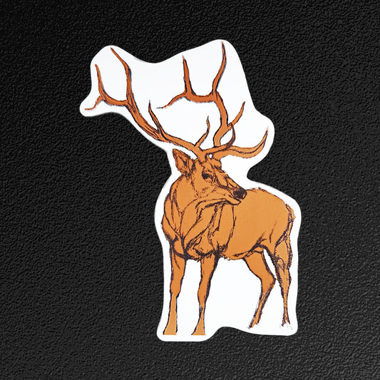 Vinyl Sticker/Decal - "Elk"