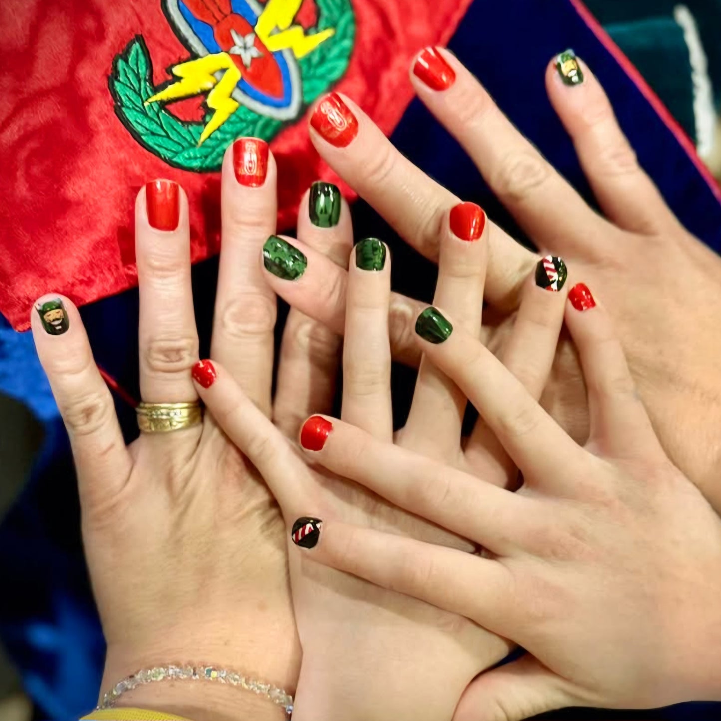 Nail Art Strips - "EOD Nutcracker"