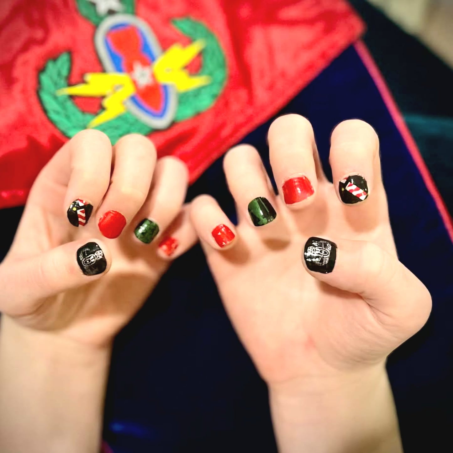 Nail Art Strips - "EOD Nutcracker"