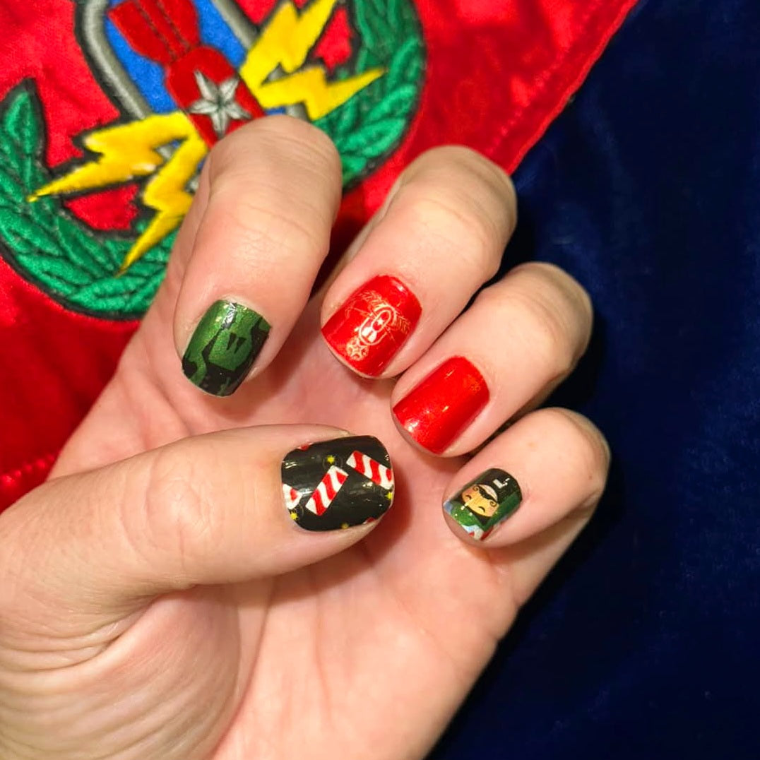 Nail Art Strips - "EOD Nutcracker"