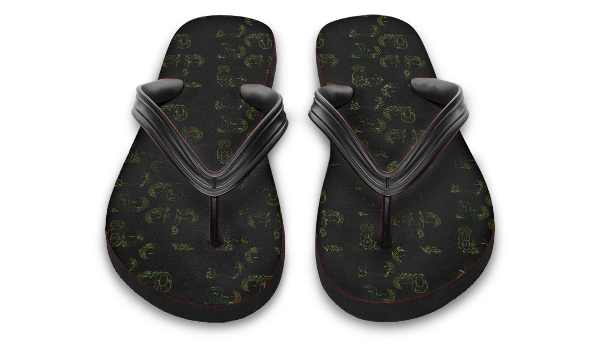 Flip Flops - "EOD Badge Rows" (War Paint)