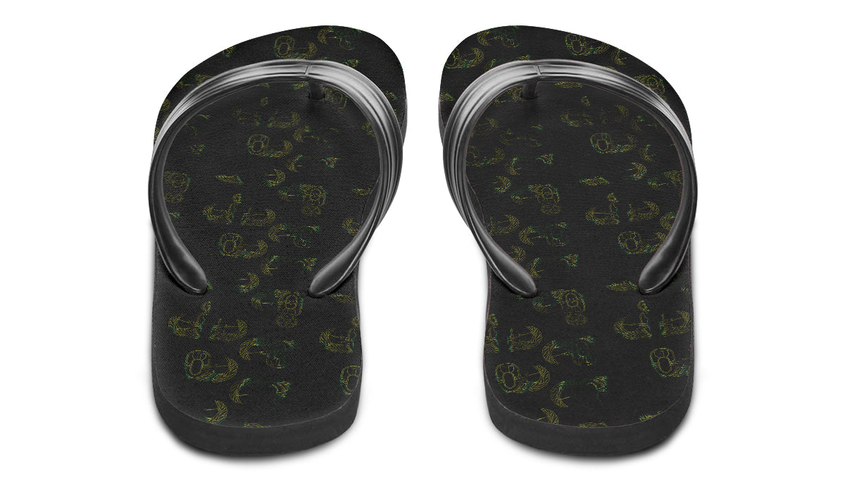 Flip Flops - "EOD Badge Rows" (War Paint)