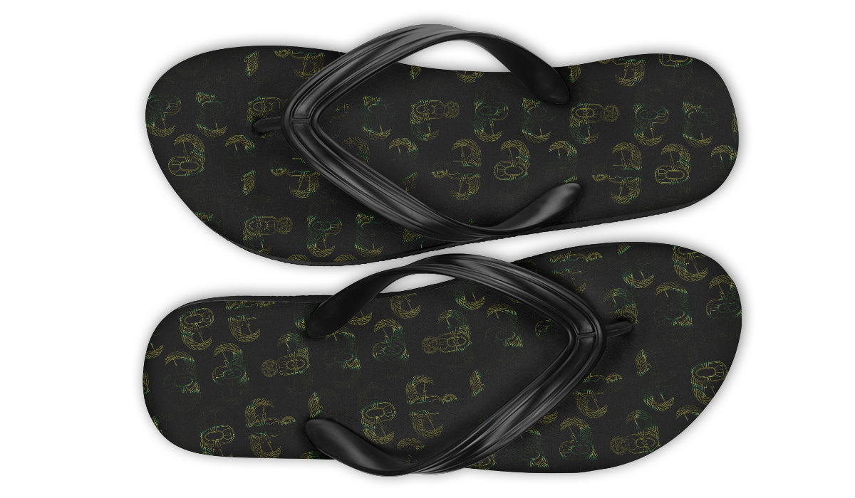 Flip Flops - "EOD Badge Rows" (War Paint)