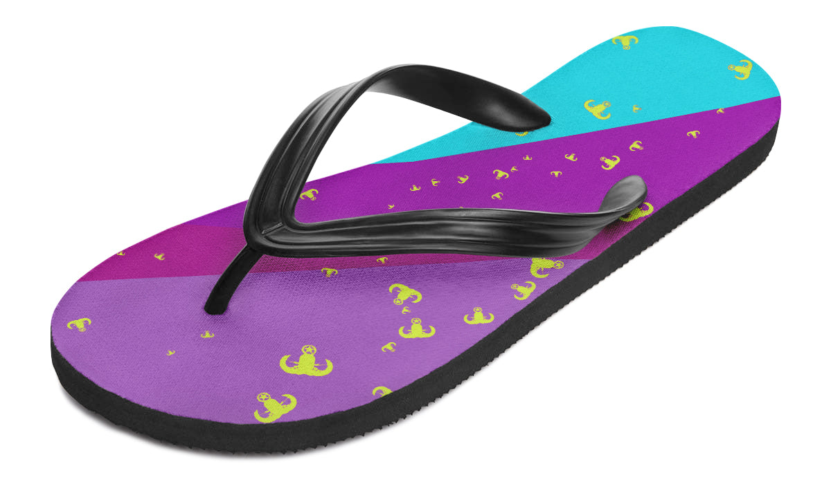 Flip Flops - "EOD Confetti & Stripes"