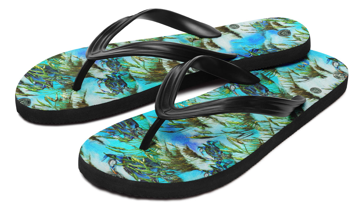 Flip Flops - "Crab Island Treasure"