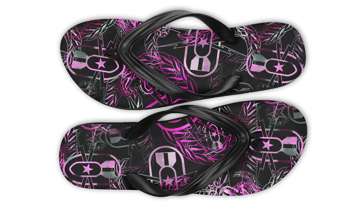 Flip Flops - "It's 5 o'clock Somewhere" (Pink)
