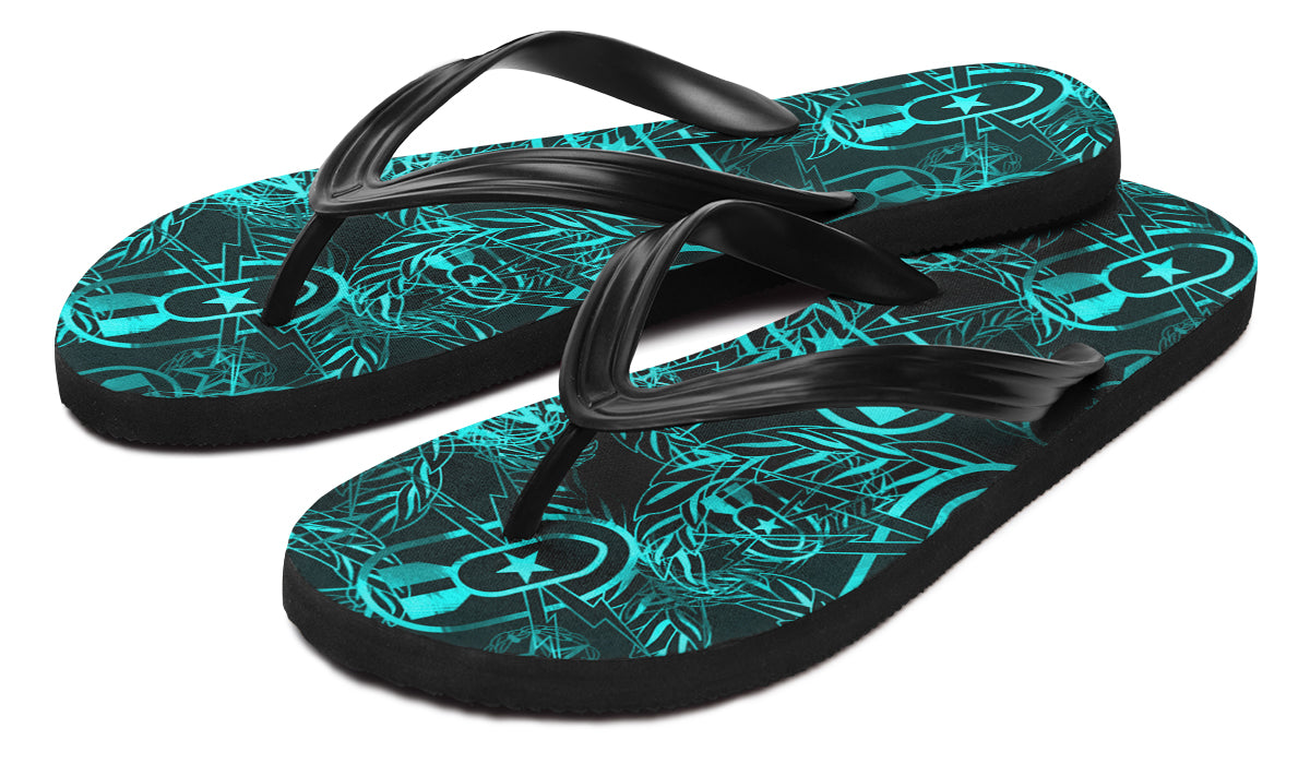 Flip Flops - "It's 5 o'clock Somewhere" (Turquoise)