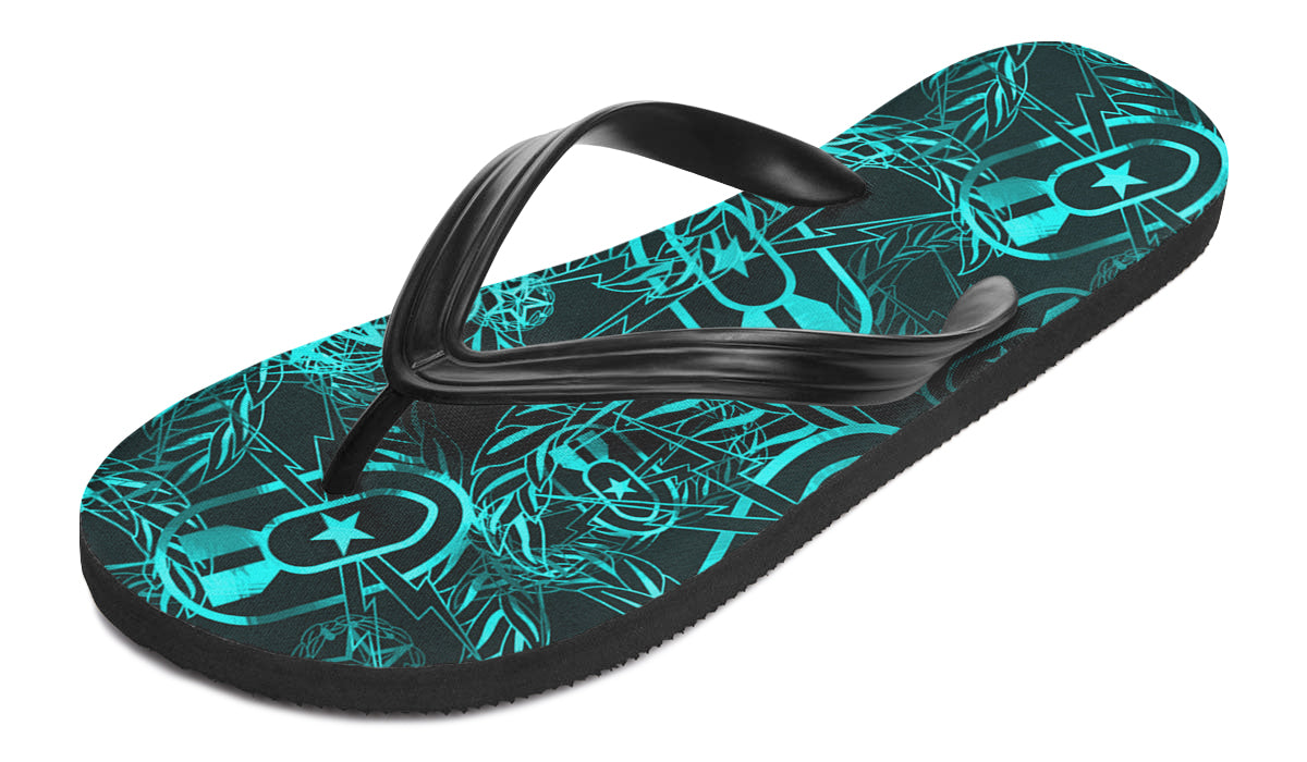 Flip Flops - "It's 5 o'clock Somewhere" (Turquoise)