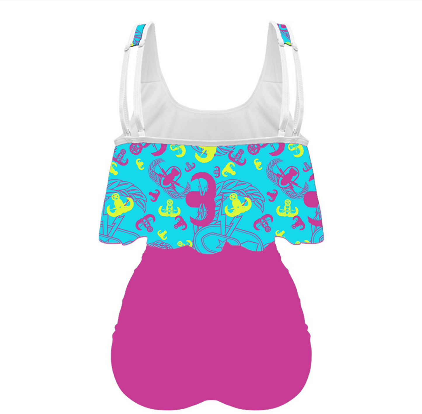 Women's Flowy Tankini - "EOD Party"