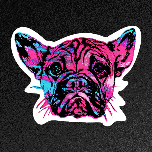 Vinyl Sticker/Decal - "Frenchie"