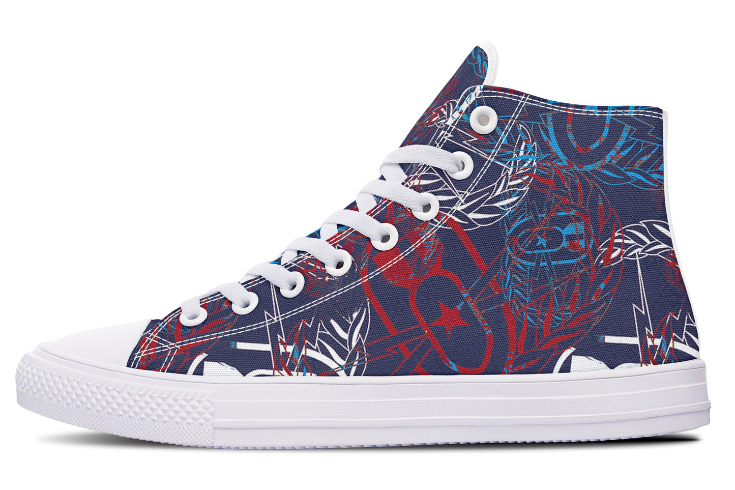 High Tops - "It's 5 o'clock Somewhere" (Red, White, & Blues)