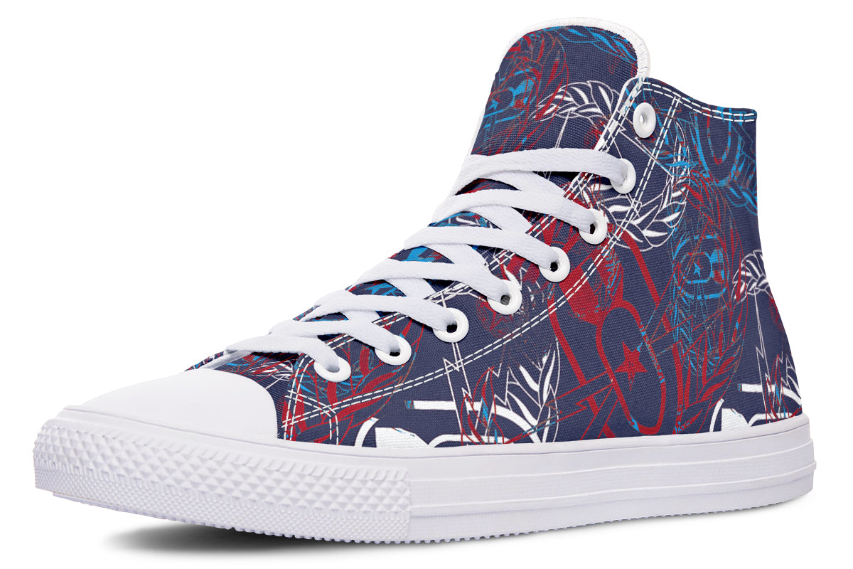 High Tops - "It's 5 o'clock Somewhere" (Red, White, & Blues)