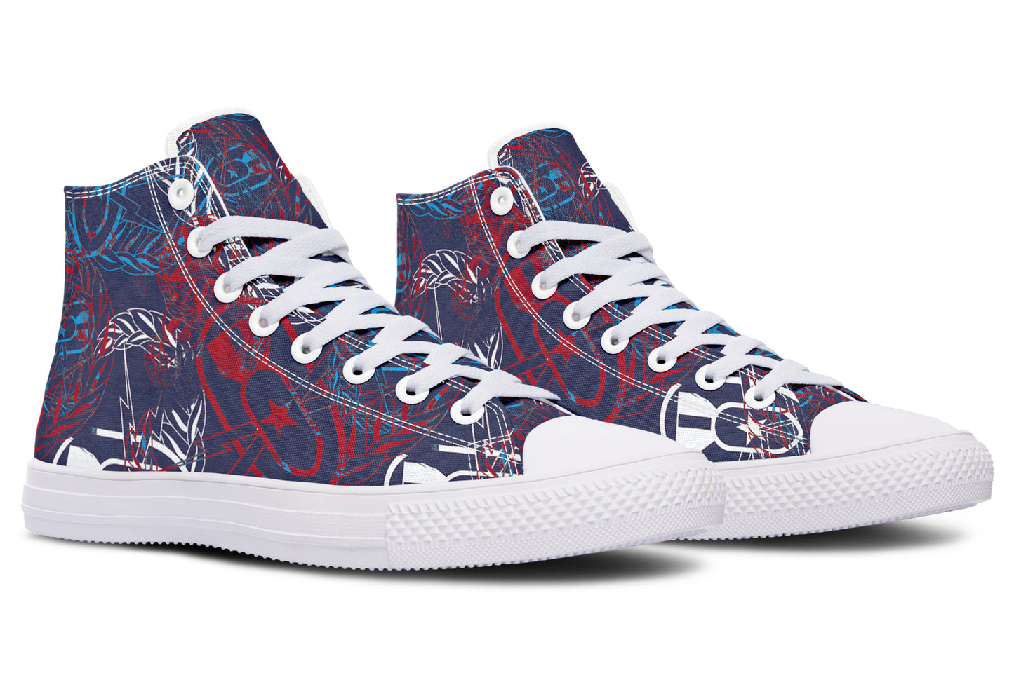 High Tops - "It's 5 o'clock Somewhere" (Red, White, & Blues)