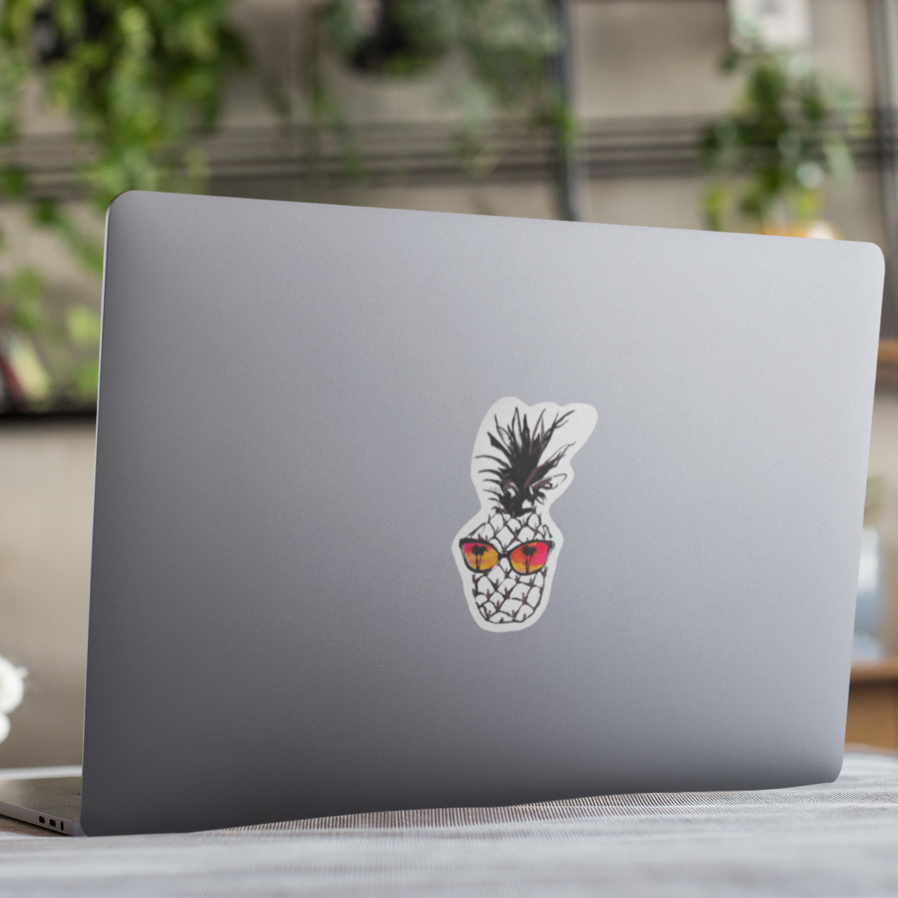"Hot Pineapple in Orange" Vinyl Sticker/Decal