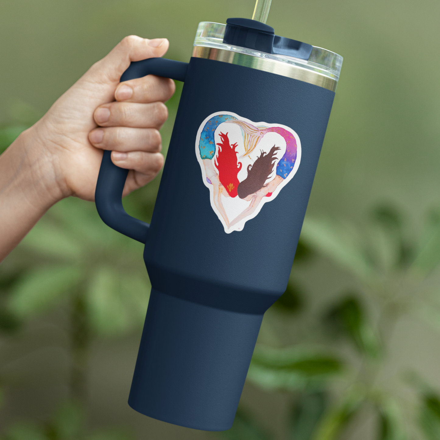 "I Heart Mermaids" Vinyl Sticker/Decal