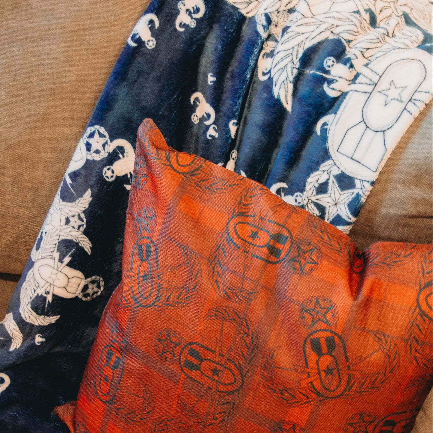 Throw Pillow Sham - "EOD Plaid" (Red)
