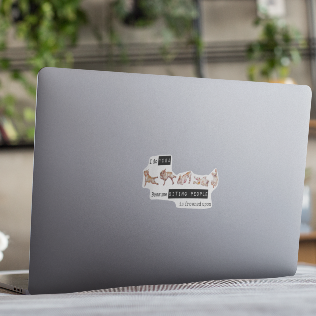 "I do Yoga Because..." Vinyl Sticker/Decal