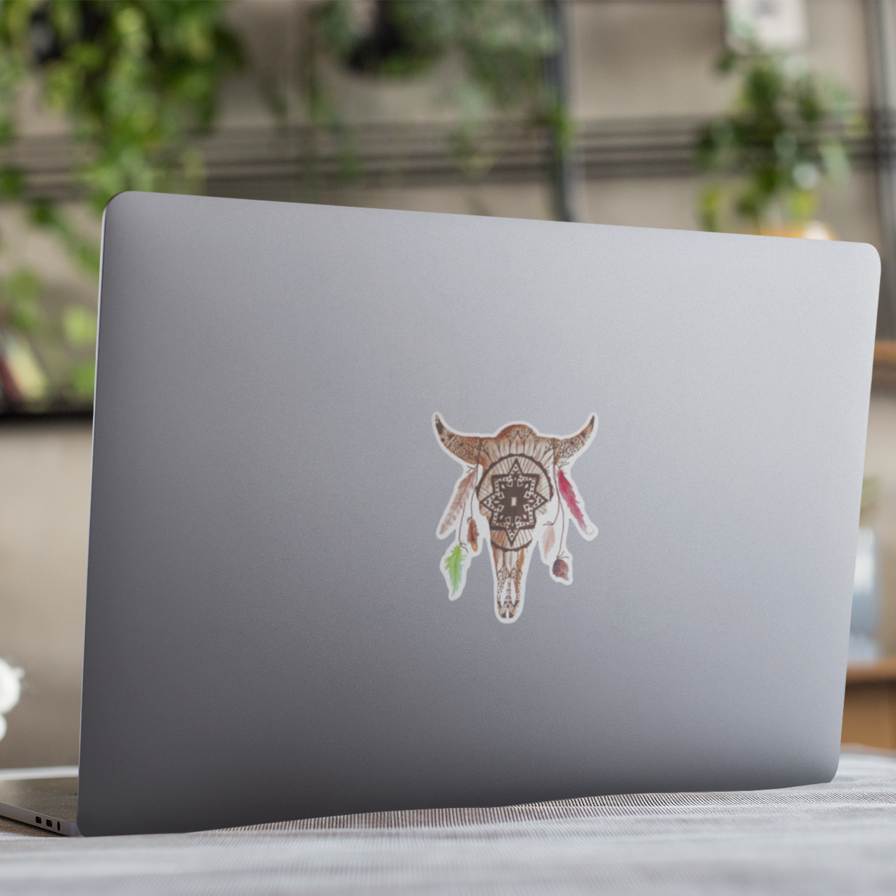 "Mandala White Buffalo" Vinyl Sticker/Decal