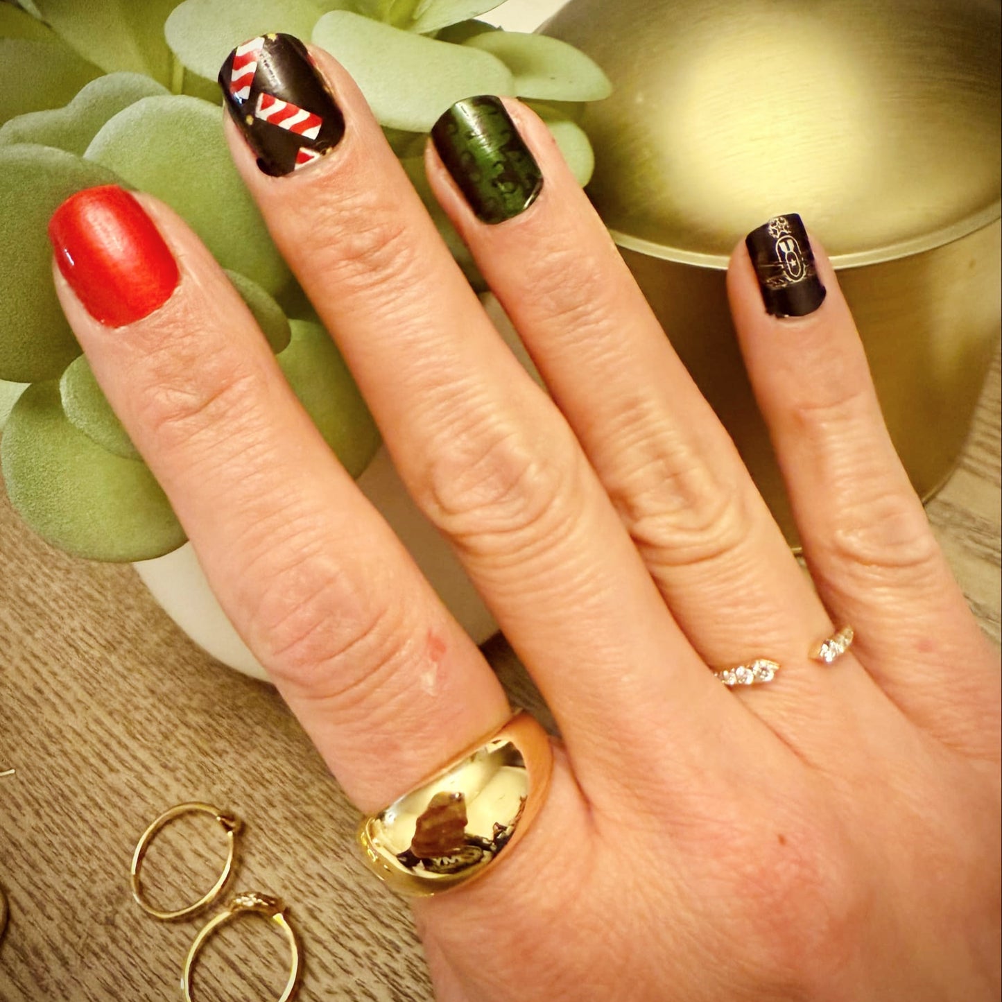 Nail Art Strips - "EOD Nutcracker"
