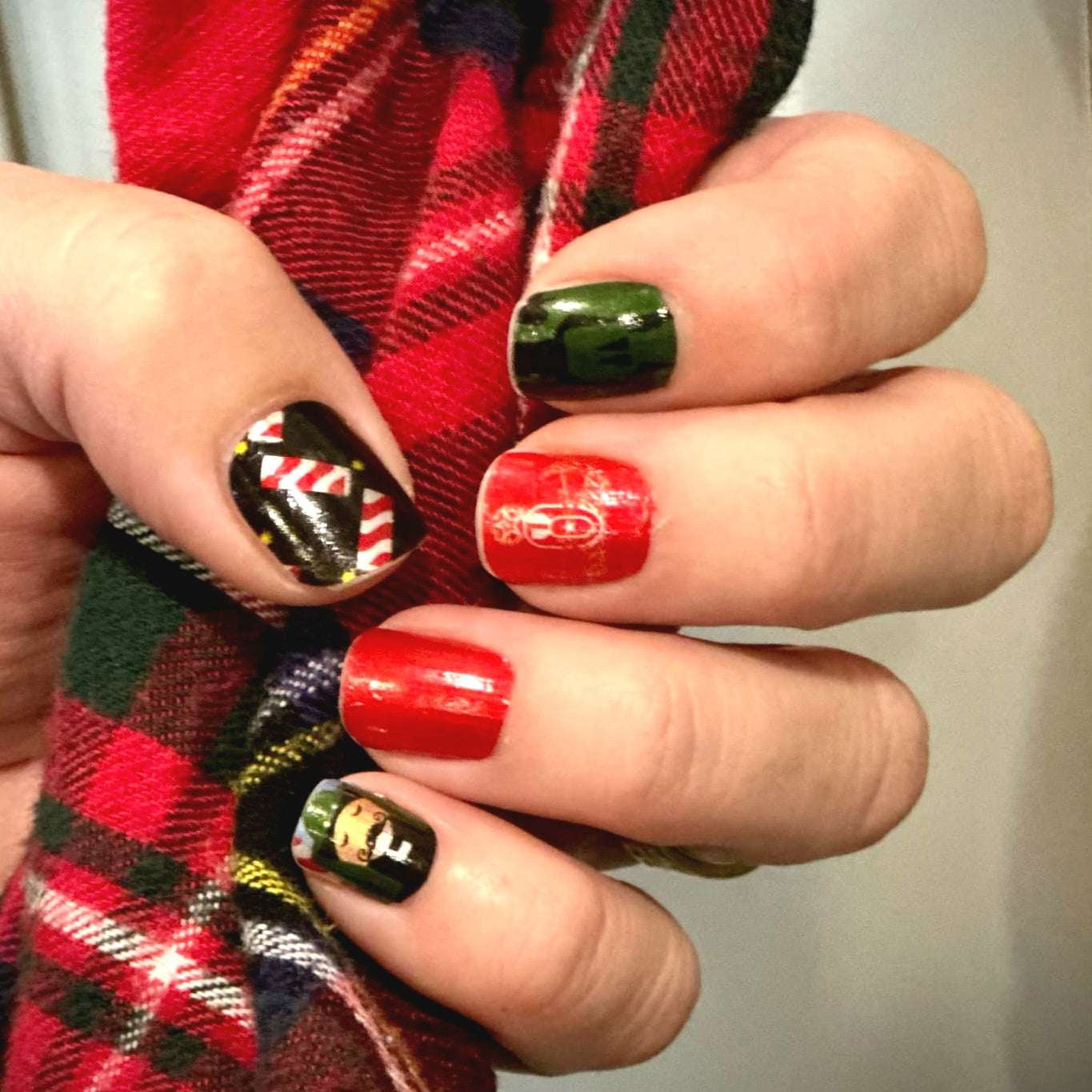 Nail Art Strips - "EOD Nutcracker"
