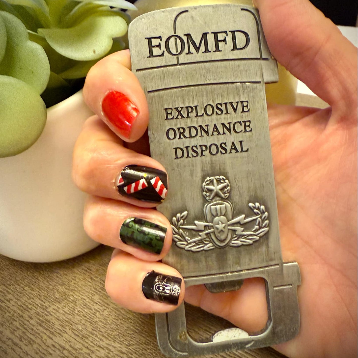 Nail Art Strips - "EOD Nutcracker"