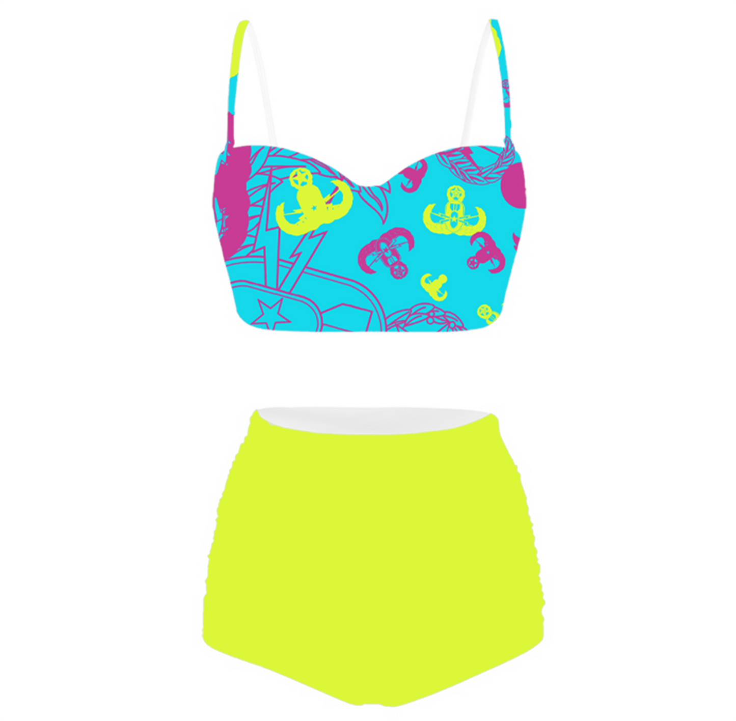 Women's Retro Two-Piece - "EOD Party"