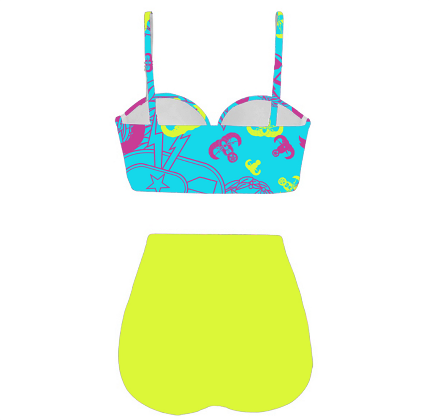 Women's Retro Two-Piece - "EOD Party"