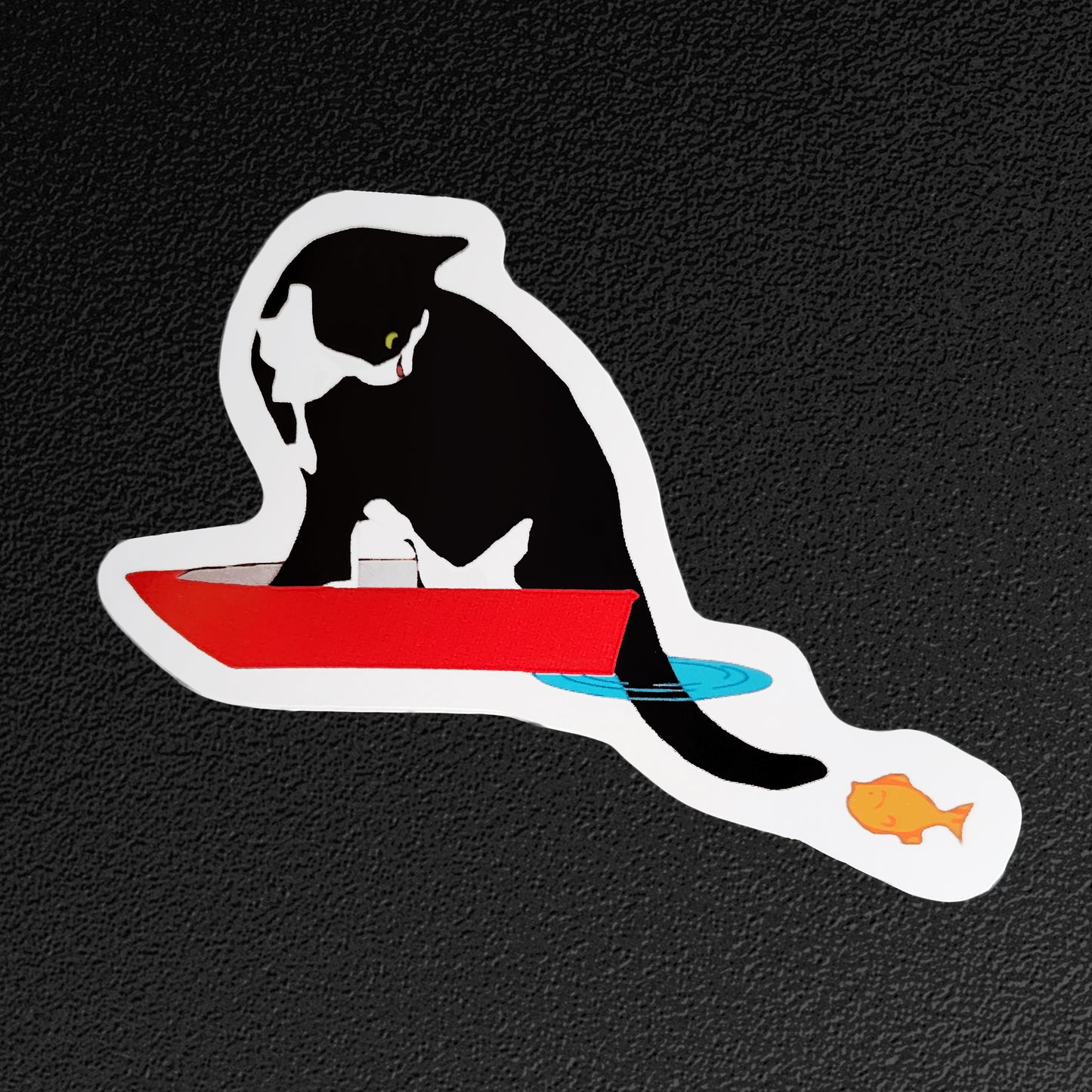"Piper-Pipes' Gone Fishing" Vinyl Sticker/Decal