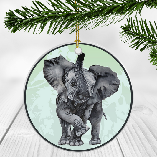 Dancing Elephant Ornament