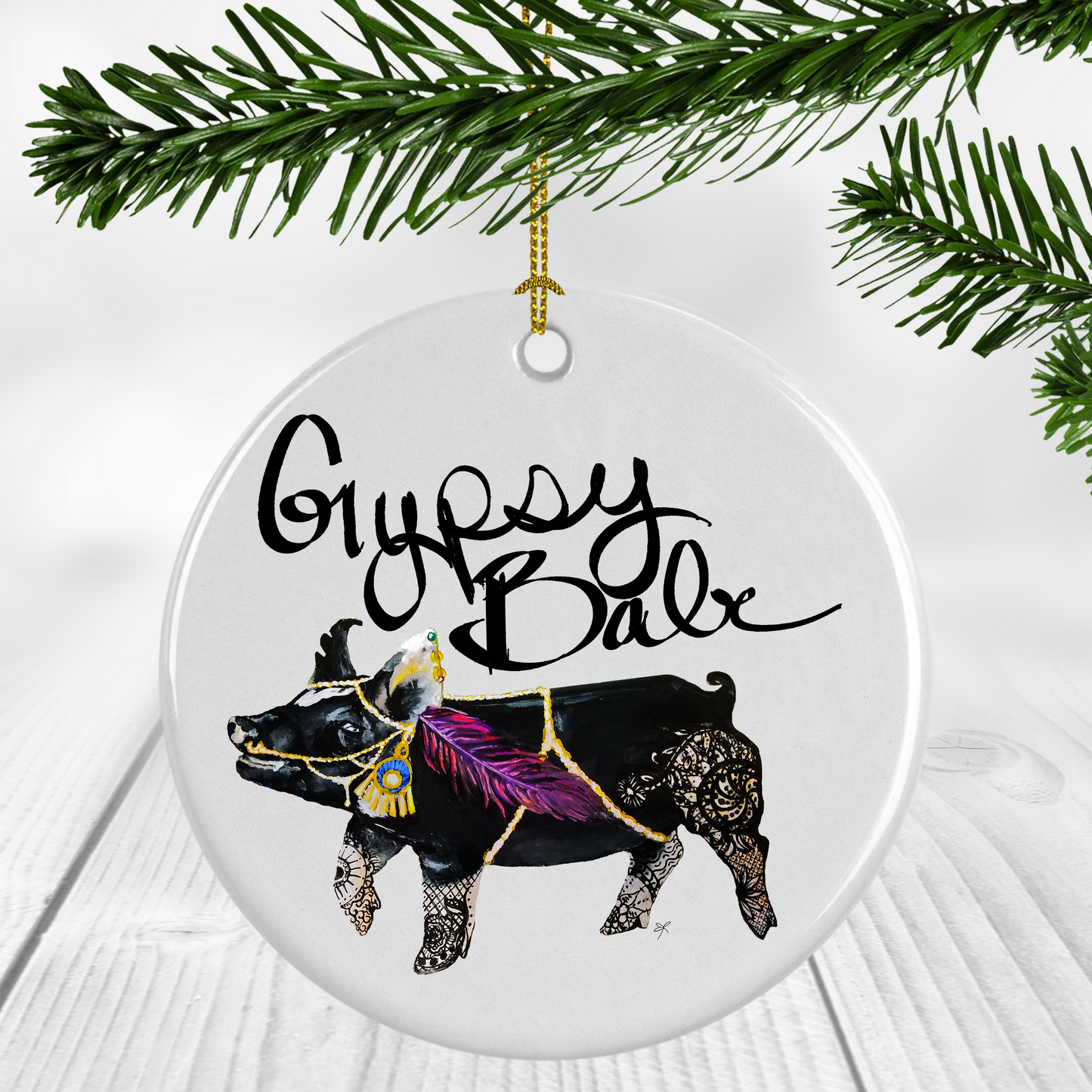 Gypsy Babe Ornament