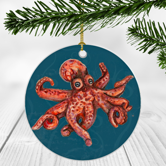 "O is for Octopus" Ornament