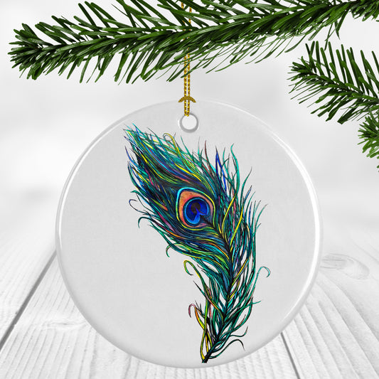Peacock Feather Ornament