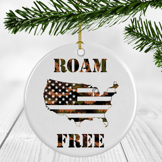 Roam Free Ornament