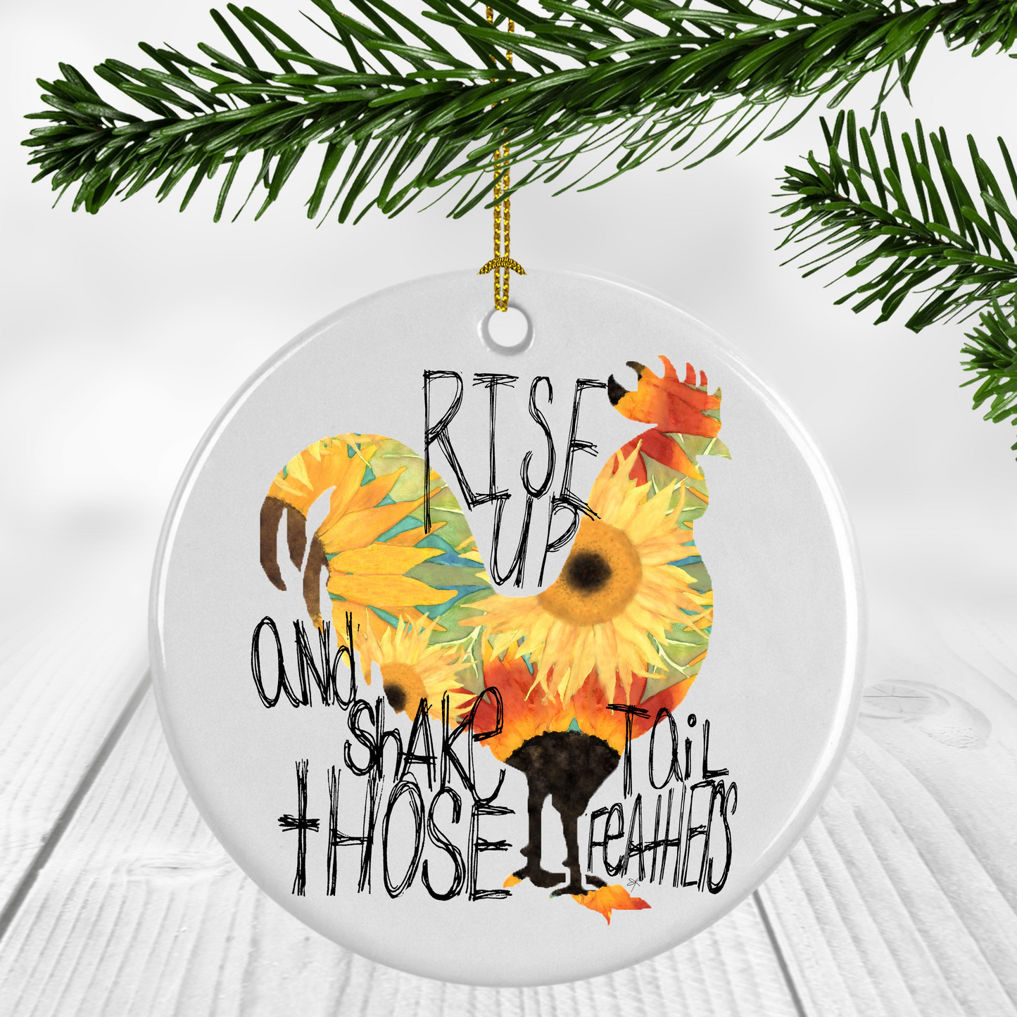 Rise and Shake Ornament