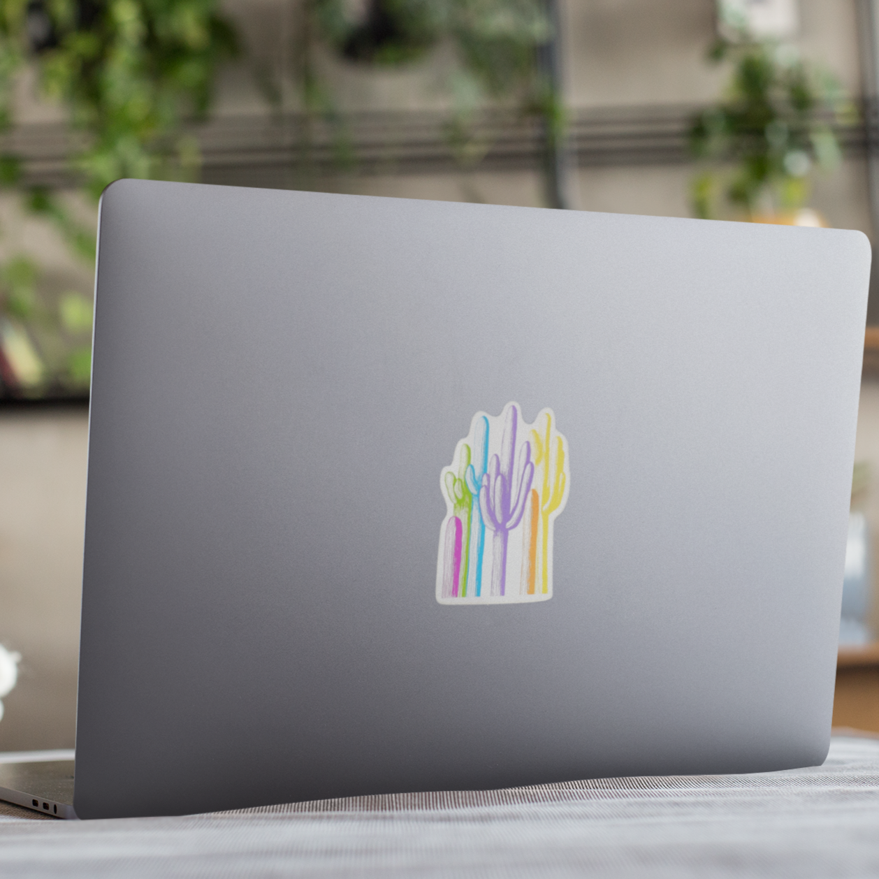 "Saguaro Forest Colors" Vinyl Sticker/Decal