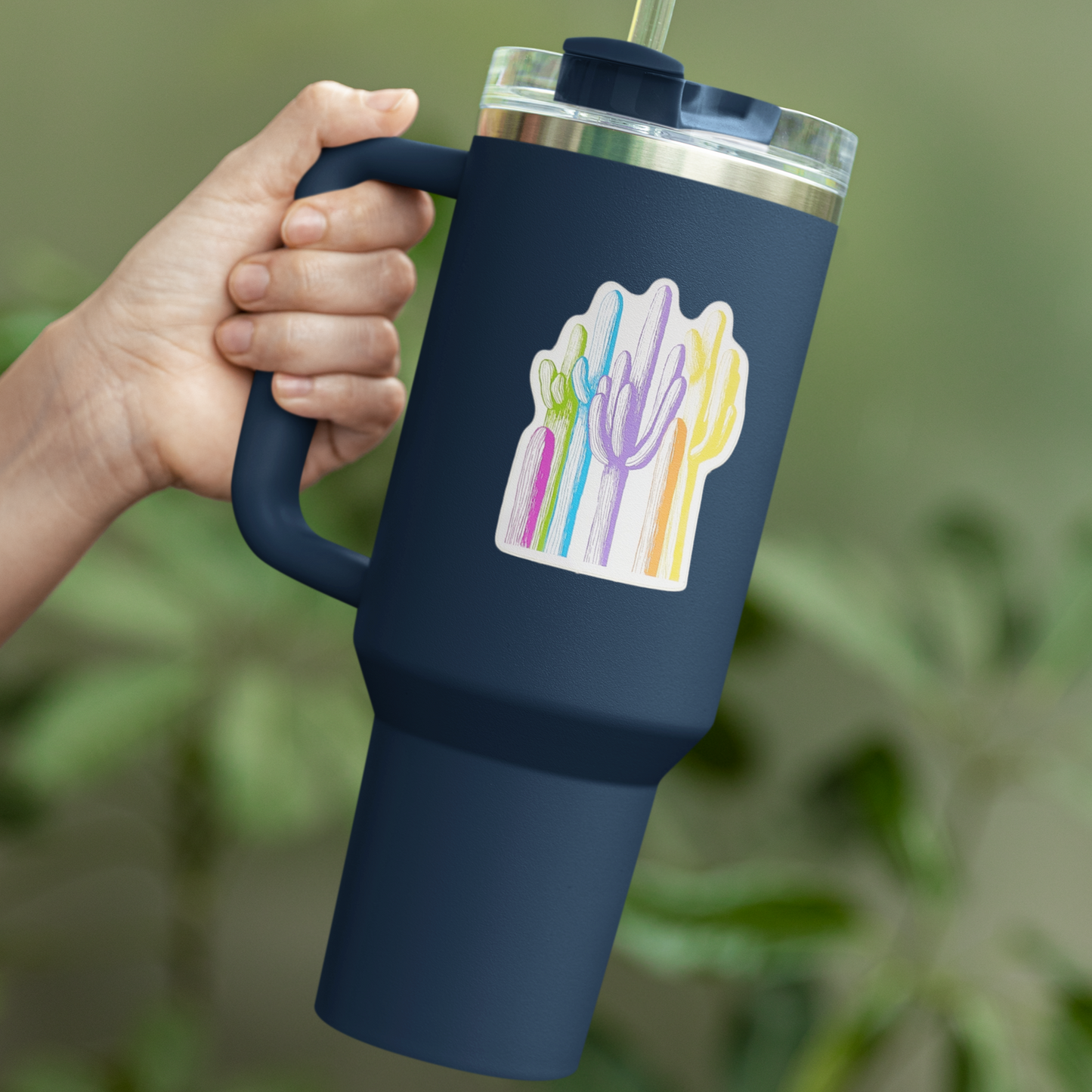 "Saguaro Forest Colors" Vinyl Sticker/Decal