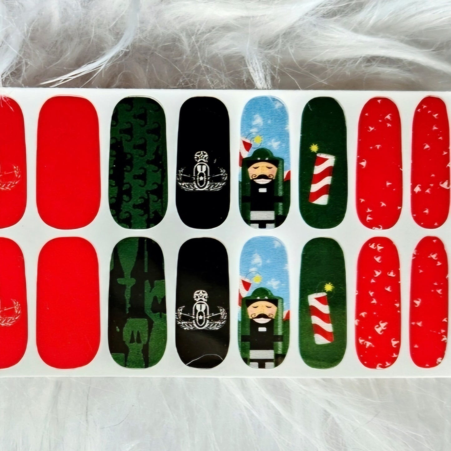 Nail Art Strips - "EOD Nutcracker"