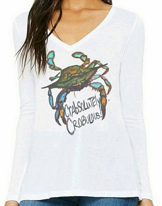 Crabsolutely Crabulous Long Sleeve T-shirt